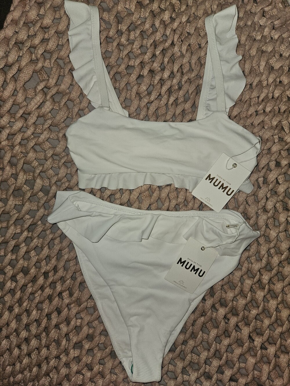 Show Me Your Mumu Ruffle Bikini